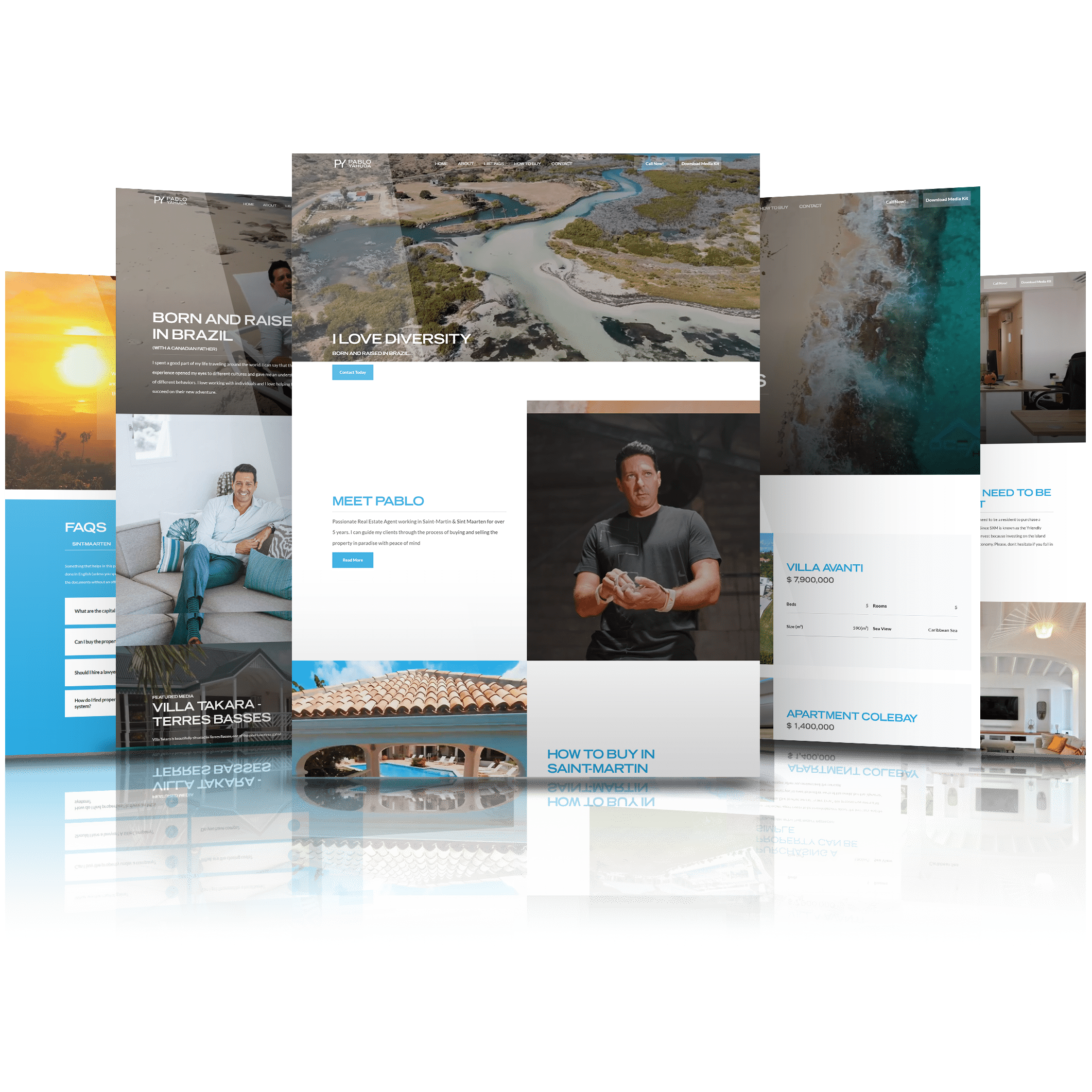 Pro 3-5 Page Real Estate Website