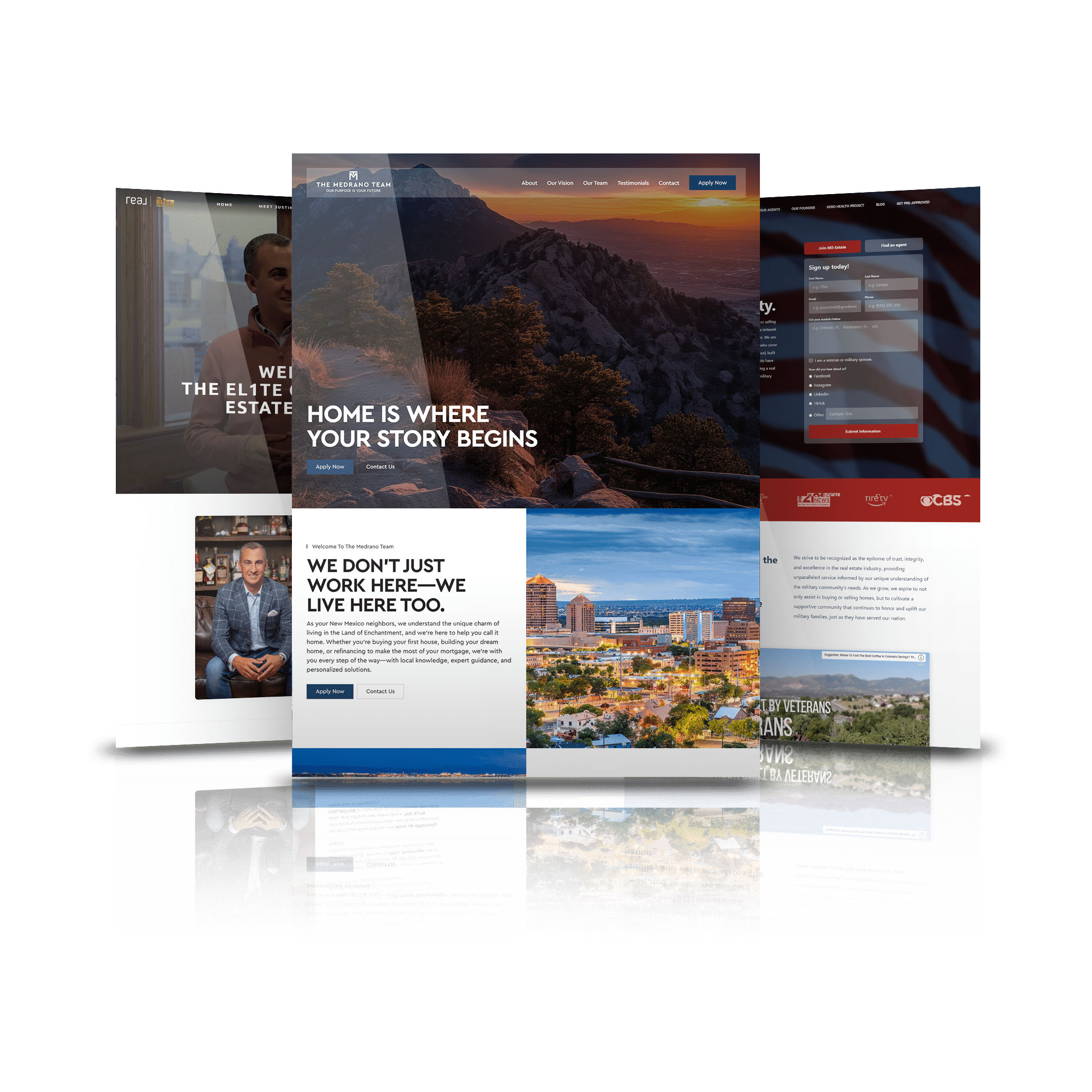 One-Page Real Estate Website